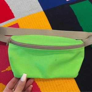 Los angeles apparel neon green fanny pack